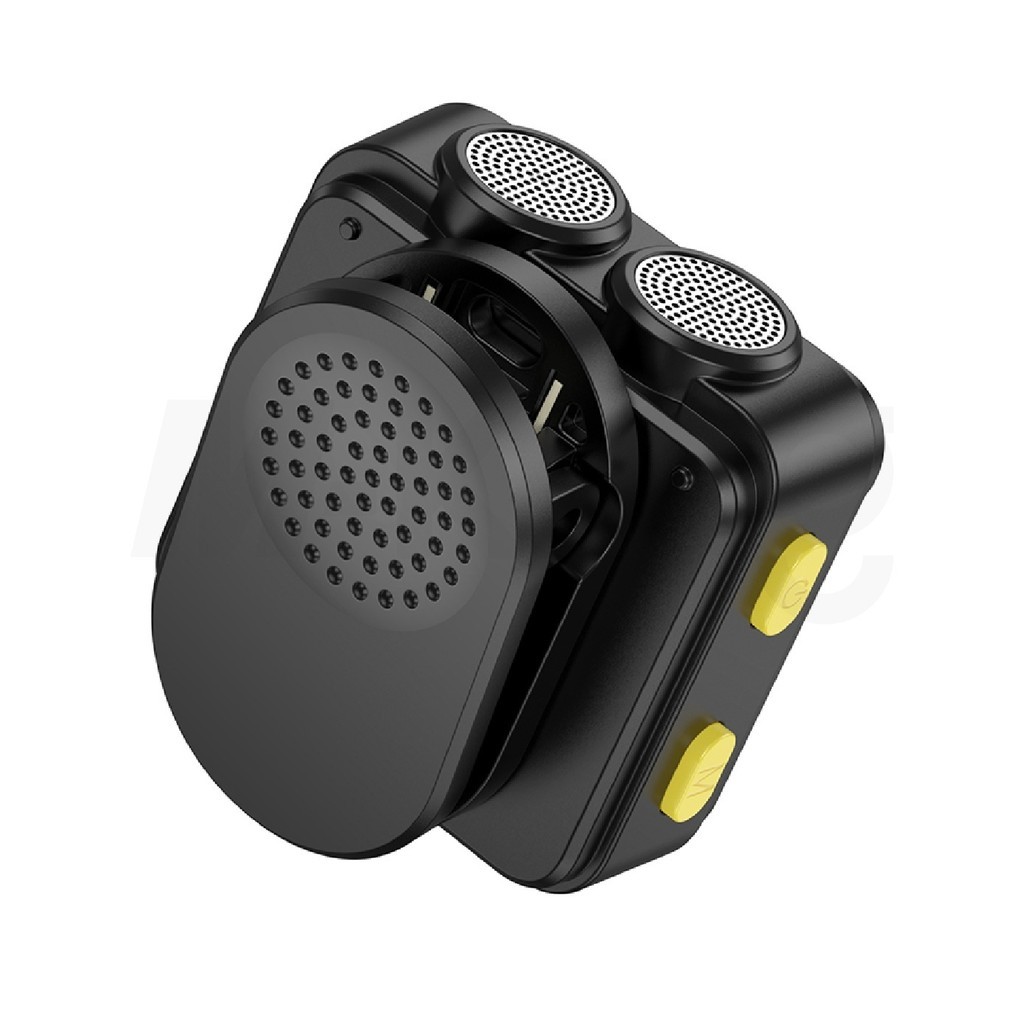 ไมโครโฟนไร้สาย HOCO L17 Dual-Mic รองรับ Android / i0S Wireless microphone เสียงชัด ตัดเสียงรบกวนได้