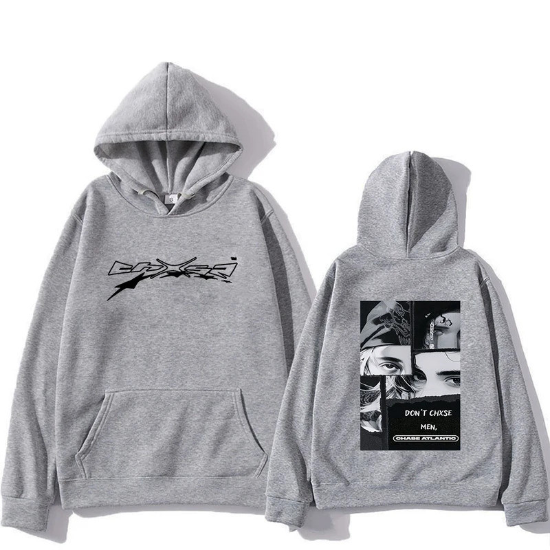 ผ้าฝ้าย Hoodie Chase Atlantic Don't chxse ผู้ชาย hoodie ผู้หญิง hoodies Harajuku aesthetic streetwear M-3XL