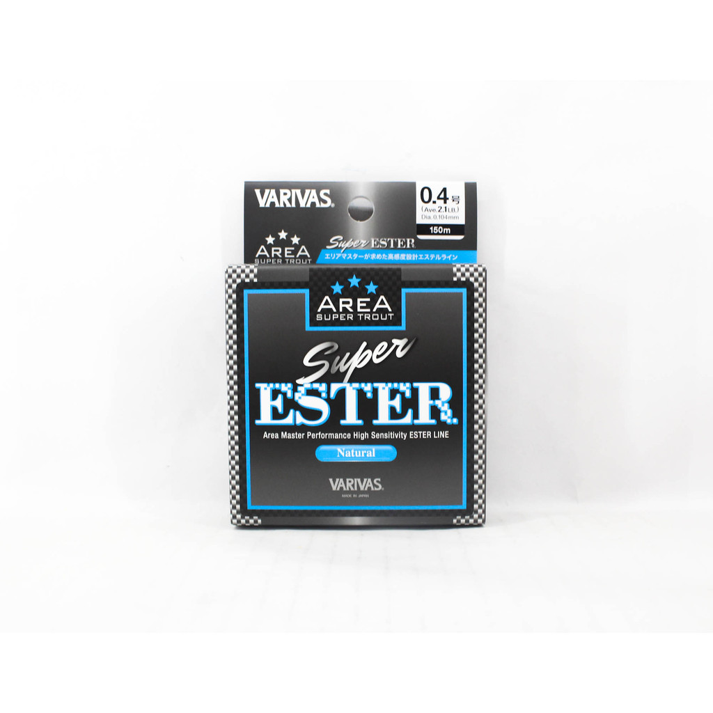 Varivas Ester Line Super Trout Area Natural 150m 0.4, 2.1lb (7938)