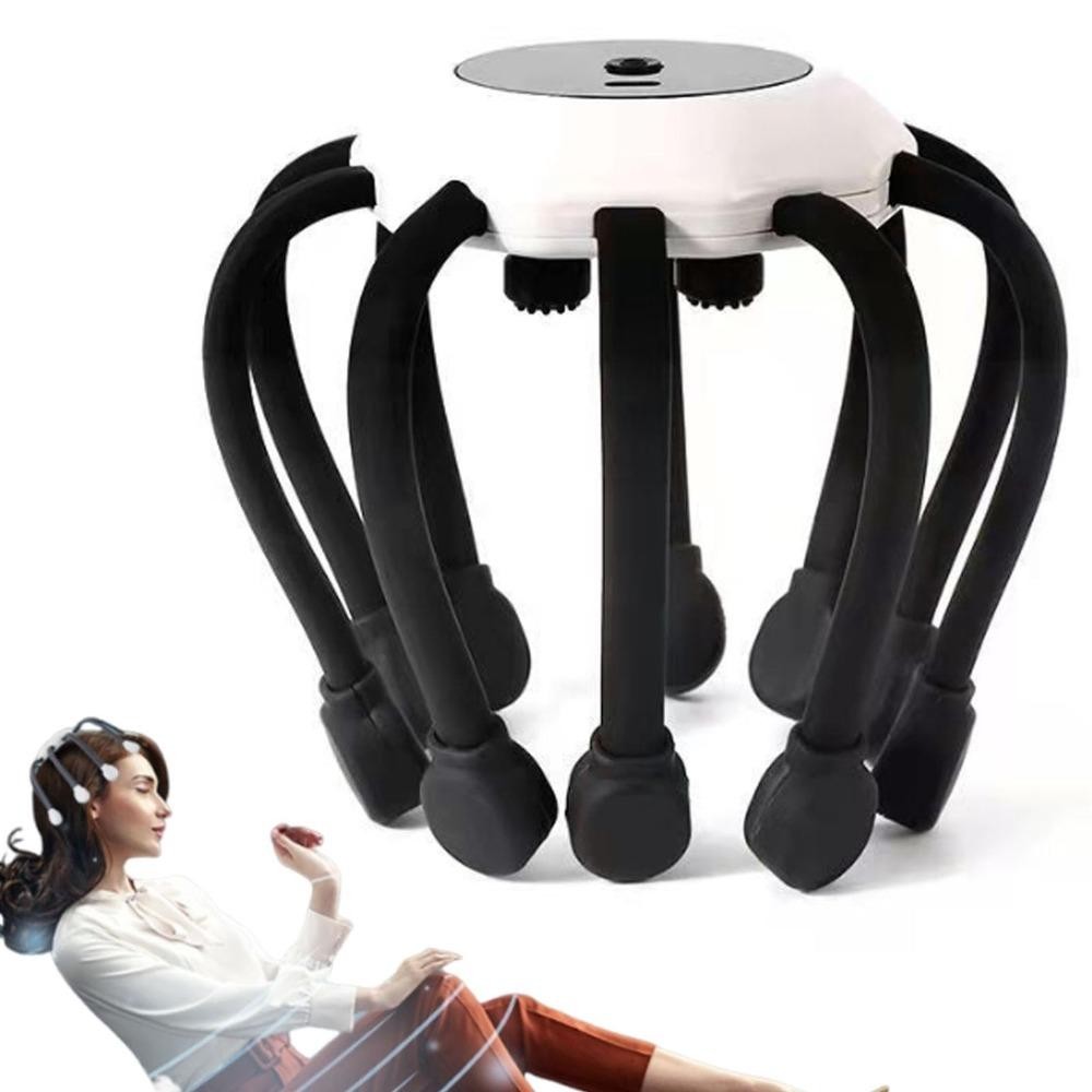 TPWGF65 ไฟฟ้าหัวนวด, Therapeutic Scratch Pad Octopus Claw แปด Claw นวด, แฮนด์ฟรีบําบัด USB ชาร์จ Multi-Point นวดสําหรับผ่อนคลายความเครียดไมเกรน ราคา ถูกที่สุด ดีลบีเคเค แกลเลอรีภาพที่ 8