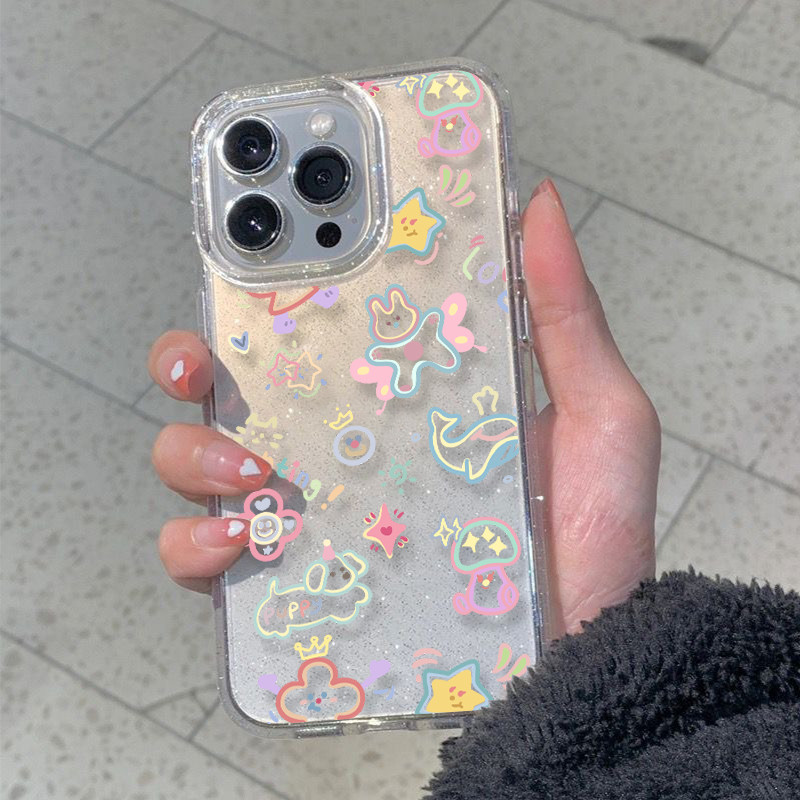 🎈Well🎈กรณีโทรศัพท์มือถือกันกระแทกและกันลื่นจัดส่งจากประเทศไทยiPhone16 15 14 13 12 11ProMax 7 8Plus X/XS Max XR 11 13Plus