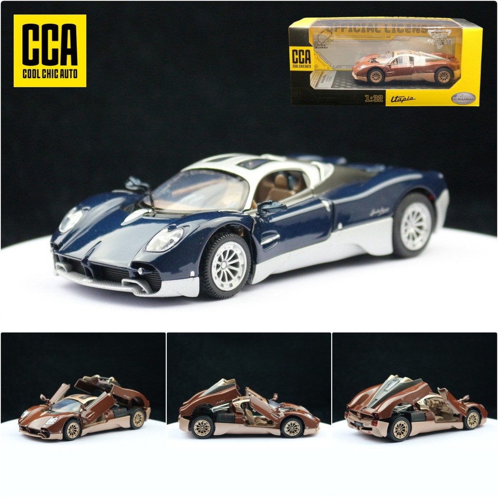 Cca Caipo 1: 32 Pagani Utopia Utopia รถสปอร์ตจําลองรถโลหะผสมรุ่นเสียงของเล่นขายส่ง