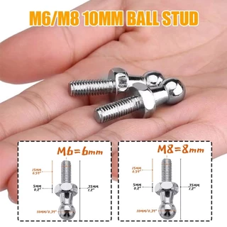 2ชิ้น ข้อต่อวาล์วสปริง M8 M6 สําหรับฝากระโปรงหน้า หลัง รถยนต์ อุปกรณ์เปลี่ยน