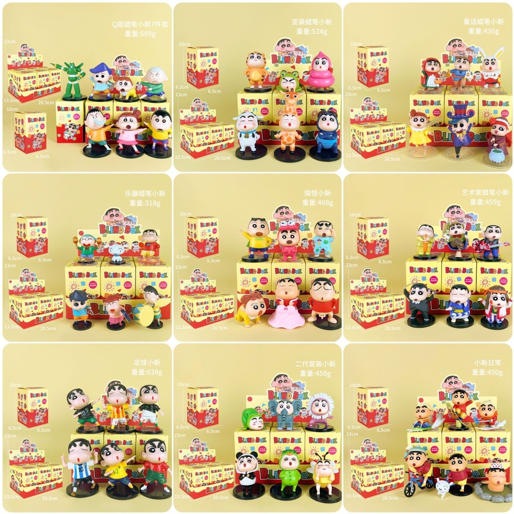 6 ชิ้น/กล่อง Crayon Shin คอสเพลย์สัตว์ Kuromi เค้กอะนิเมะรูป COD สต็อกรูปตุ๊กตาของเล่นสําหรับของขวัญเด็กคอลเลกชันเครื่องประดับรถบ้านเค้กตกแต่ง GachaMLML