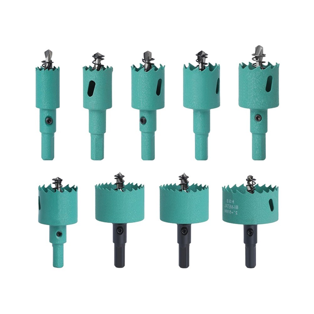 ดอกสว่านโฮลซอ HSS M42 16 50 มม. ความแข็งแรงสูง สําหรับแผ่นเหล็ก