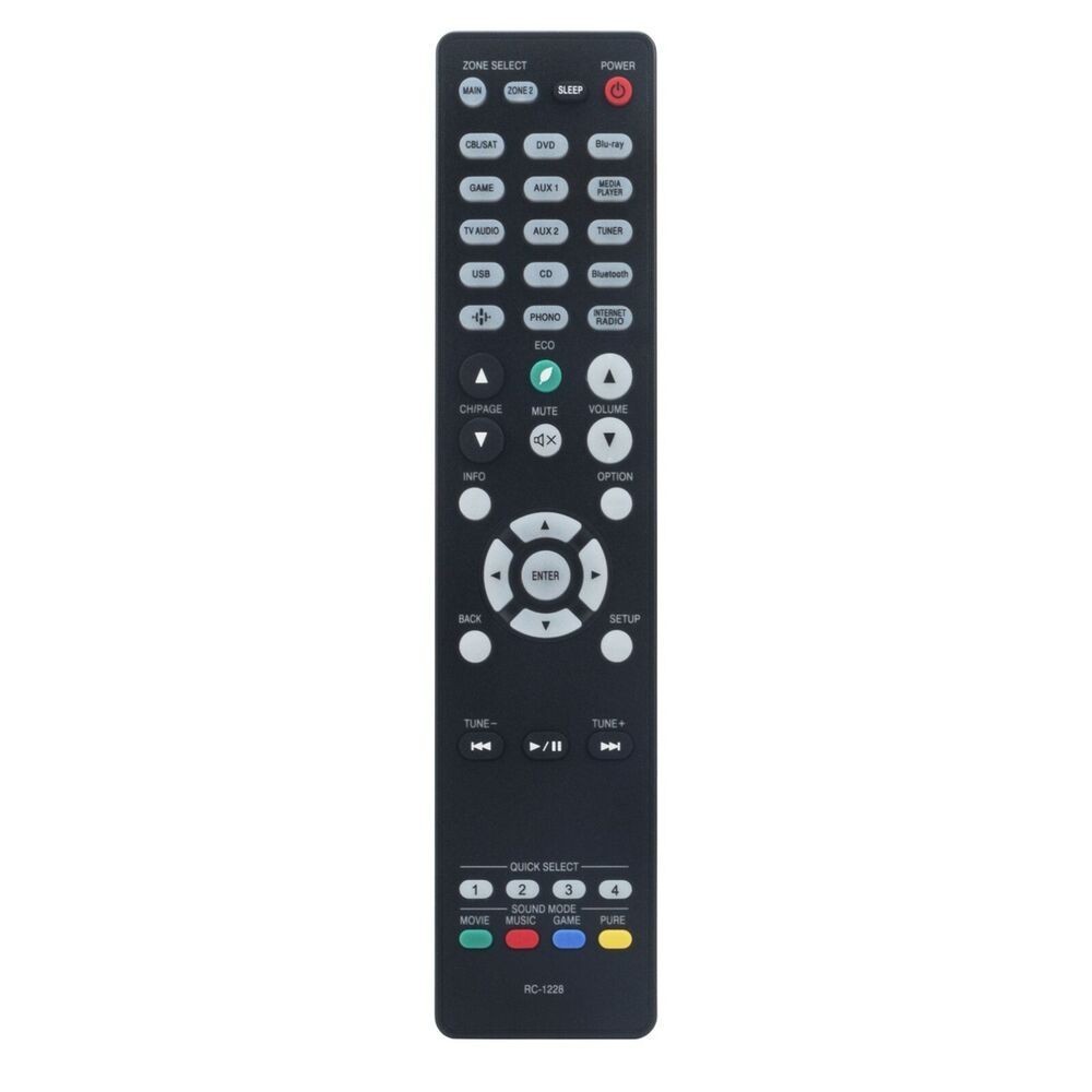 ใช้สําหรับเปลี่ยนใหม่ RC-1228 สําหรับตัวรับสัญญาณ AV ระยะไกล AVR-S730H AVR-X2400H AVR-S930H