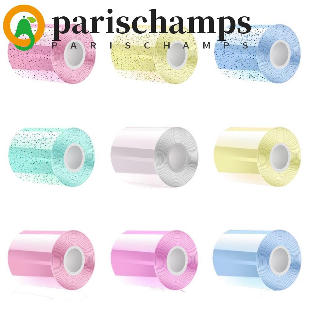PARISCHAMPS เทปฟองเป่ากาว เทปนาโนสองหน้า เหนียวสูง นํากลับมาใช้ใหม่ได้ โปร่งใส สําหรับ DIY งานฝีมือ ของเล่นเด็ก