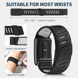 สายรัดทดแทนวงปรับได้นุ่มพิเศษเข้ากันได้กับ Whoop 4.0 และ Whoop 3.0 Heart Rate Monitor