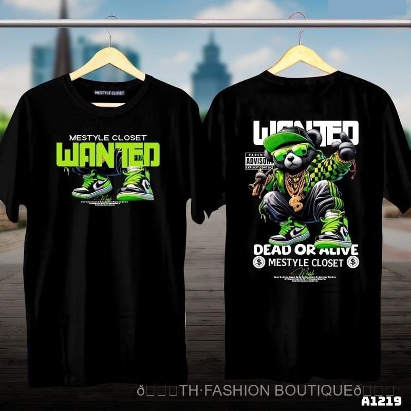 COD เสื้อยืดลายหمیสุดคูล เนื้อผ้าคอตตัน100%(ซักไม่หด) ส่งด่วนพิเศษ3วัน ไซส์S-3XL สีดำ-ขาว MESTYLE A1219