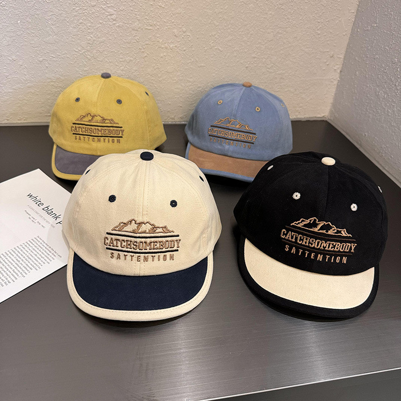 Shpoex หมวกเบสบอล หมวกกีฬาสี แก๊ป ปัก Los Angeles สีซีด cap สไตล์วินเทจใ มีปีก ปรับขนาดได้ มี 4 สี