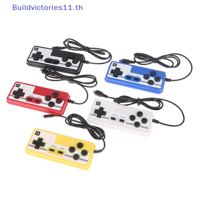 Buildvictories11 1PCS ใหม่คลาสสิก Retro รุ่น Home Fc Plug-in คู่คอนโซลเกมมือถือ Handle TH
