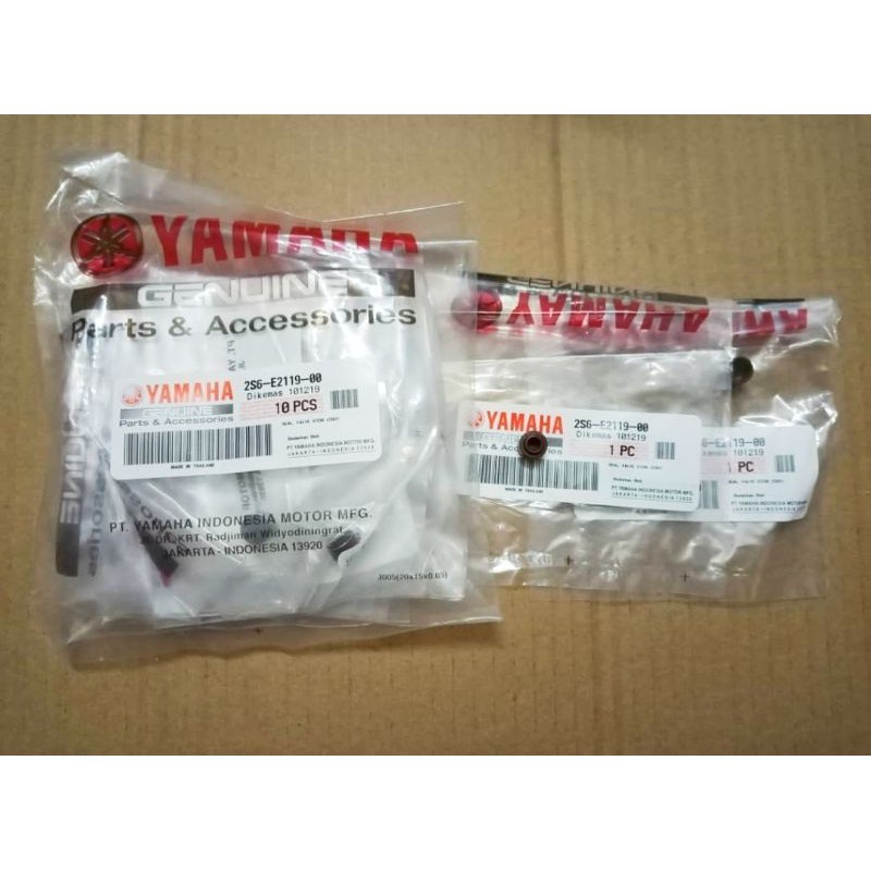 2S6-E2119-00 LC135 ซีลวาล์ว YAMAHA 4PCS 1SET