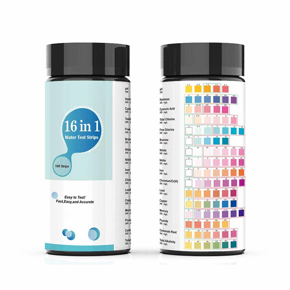 16 in 1 Water Quality Tester Testing Strip Water Hardness Tester
