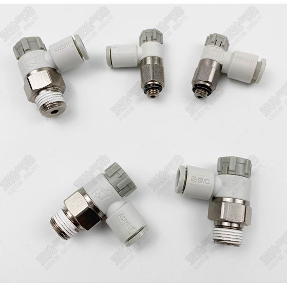 SMC Pneumatic Joint/Speed Regulating Valve AS1201F AS4201F AS2211F AS1211F-M5-06A/AS2201F-02-08SA/02