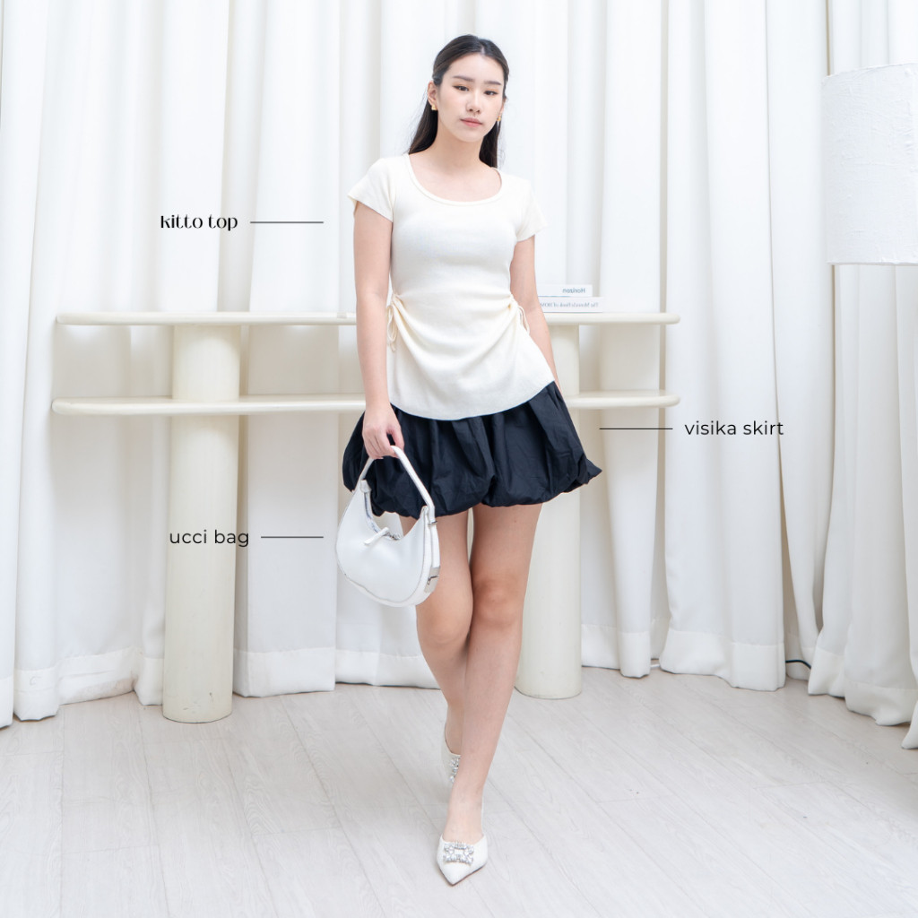 [GURLBUCKET] Kitto Top / Top / Knit Top "เสื้อผ้าสตรี"