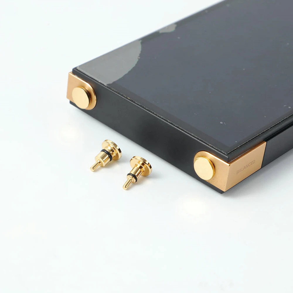 ทองเหลือง Gold-plated Anti-Dust Plug ฝุ่นพอร์ตสําหรับ Sony Walkman NW-ZX706 ZX707 ZX505 ZX507 ZX300A