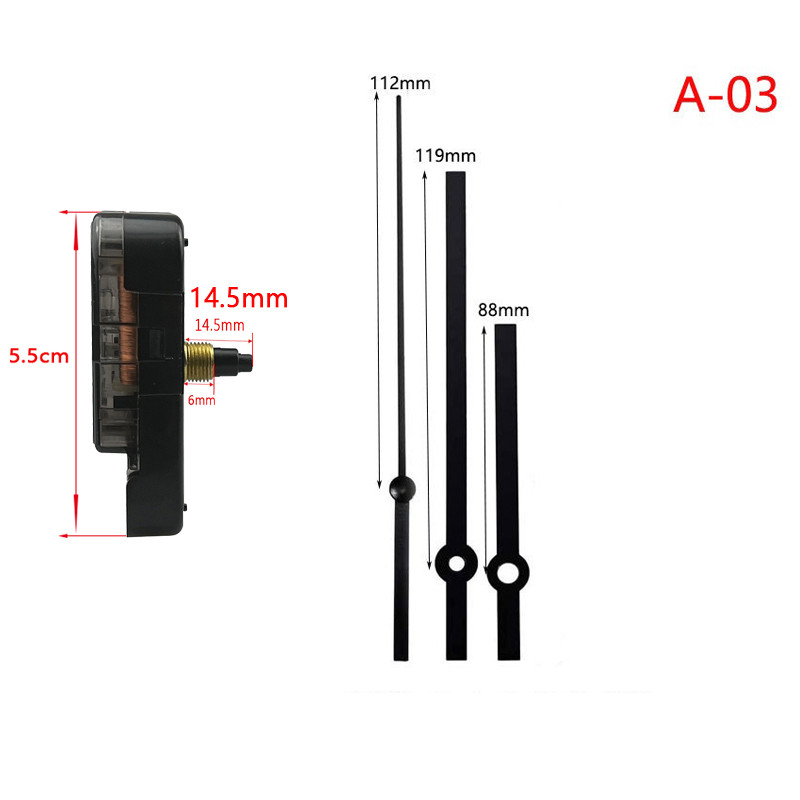 Sweeping การเคลื่อนไหวที่สอง Seiko Axis 12888 Quartz Sun Movement Pointer นาฬิกา Core นาฬิกา DIY14.5