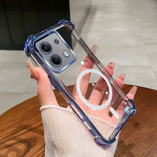 กันกระแทกCase สําหรับ Redmi Note 13 pro 4g 5g 13 pro plus เคสโทรศัพท์ 2025 ใหม่การออกแบบแม่เหล็กความงามกรณี SZ15