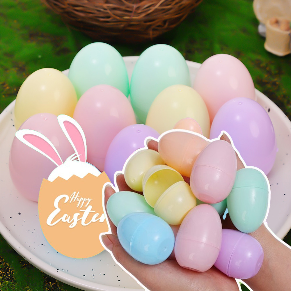 30 ชิ้นตกแต่ง DIY พลาสติกเติมไข่อีสเตอร์ - งานแต่งงานวันเกิดอีสเตอร์ Party Decor ของเล่นเด็ก
