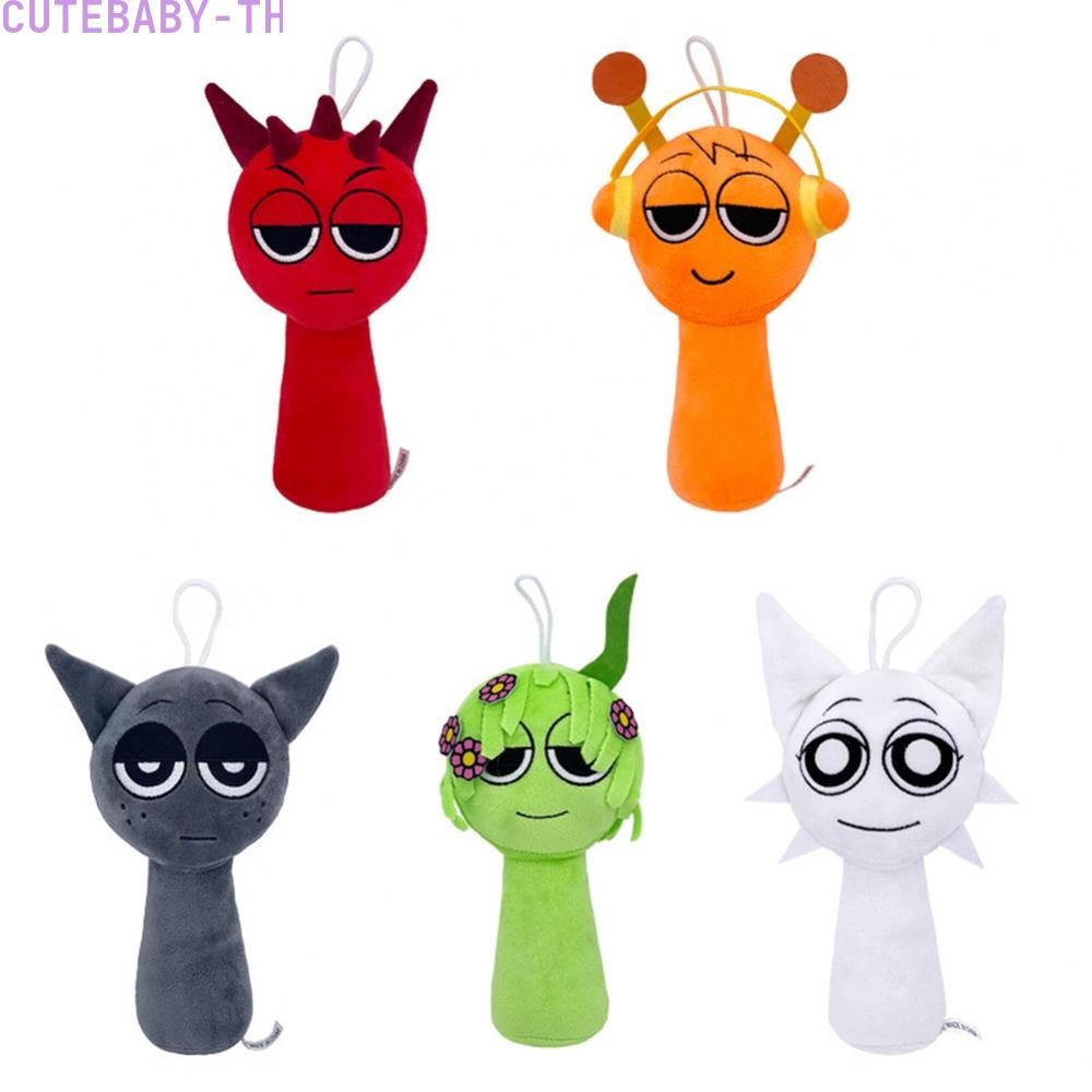 Sprunki Plush Toy 20 ซม. ตุ๊กตาอนิเมะสยองขวัญน่ารักเหมาะสําหรับจอแสดงผลหรือเล่น