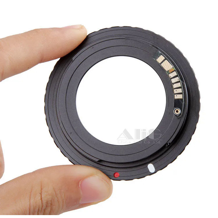 Electronic AF Confirm M42 Mount Lens Adapter for Canon EOS 5D 7D 60D 50D 40D 500D 550D 600D Rebel T2