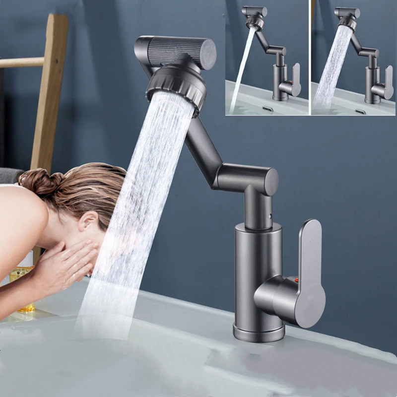 Kitchen Faucet 1080° Swivel  Kitchen Sink Faucet Bathroom Sink Faucet Basin Faucet Multifunction Col