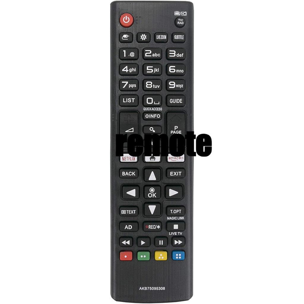 ลูกชาย75095308 รีโมทคอนโทรลสากลสําหรับ LG TV32LJ610V 43UJ634V 49UJ634V 55UJ634V 65UJ634V 43UJ6309 49