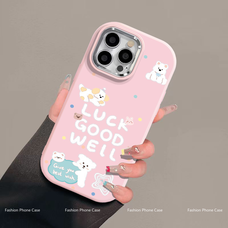 เข้ากันได้กับ iPhone16 Pro Max iPhone 15 Pro Max iPhone 13 iPhone11 X XS XR 7p8p เคสโทรศัพท์เคสนุ่มน่ารัก XPXPM016