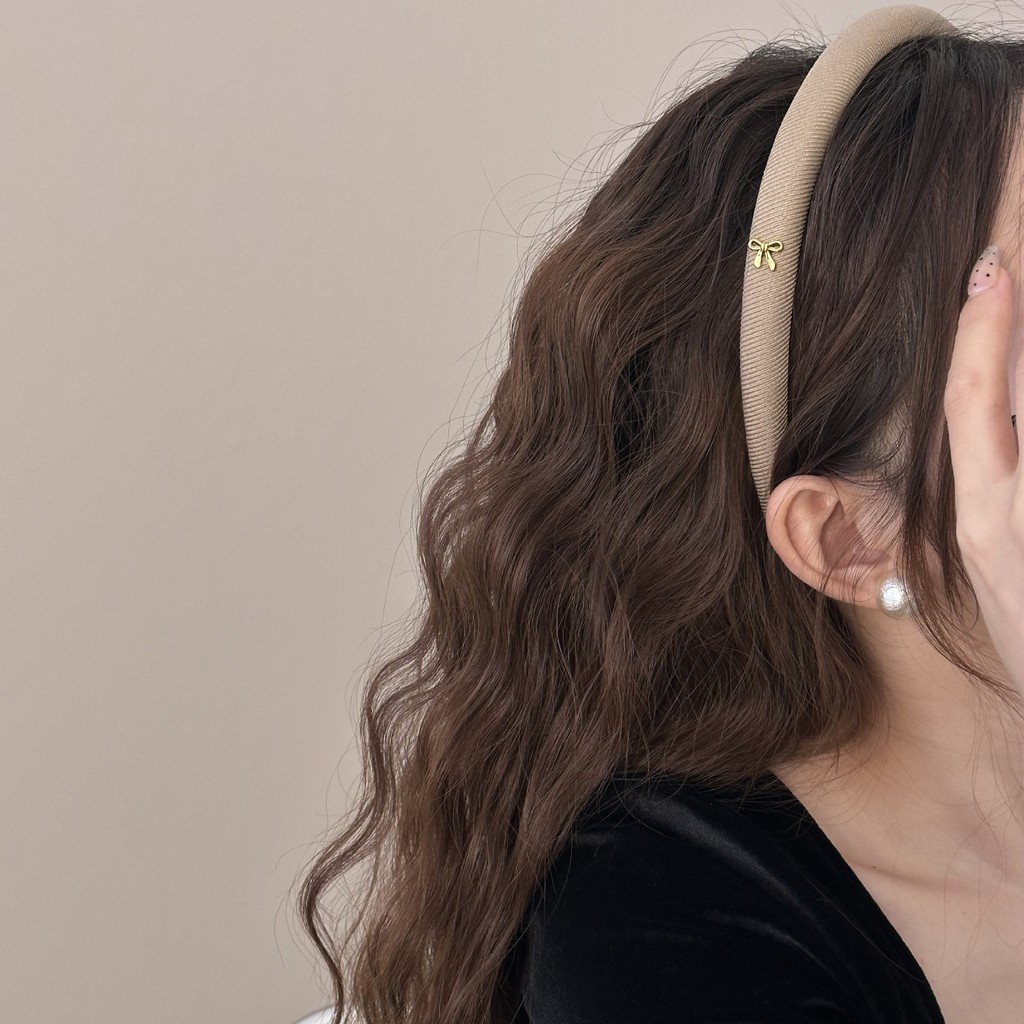 2024 ป้ายทองผีเสื้อขนาดเล็กที่เรียบง่ายย้อนยุคที่คาดผมที่คาดผมฟองน้ํา - รูปที่ 2