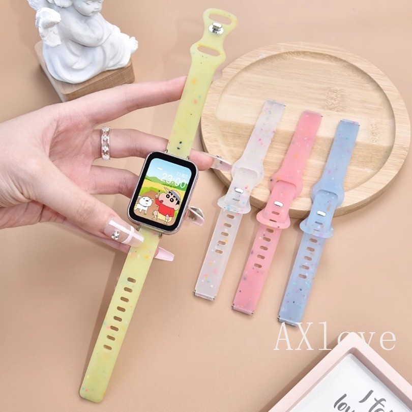 สายนาฬิกาซิลิโคนสําหรับ Xiaomi Mi Band 9 8 Pro สายคล้องอุปกรณ์เสริมนาฬิกาอัจฉริยะ Correa สร้อยข้อมือเปลี่ยนเข็มขัดสําหรับ Redmi Watch 4
