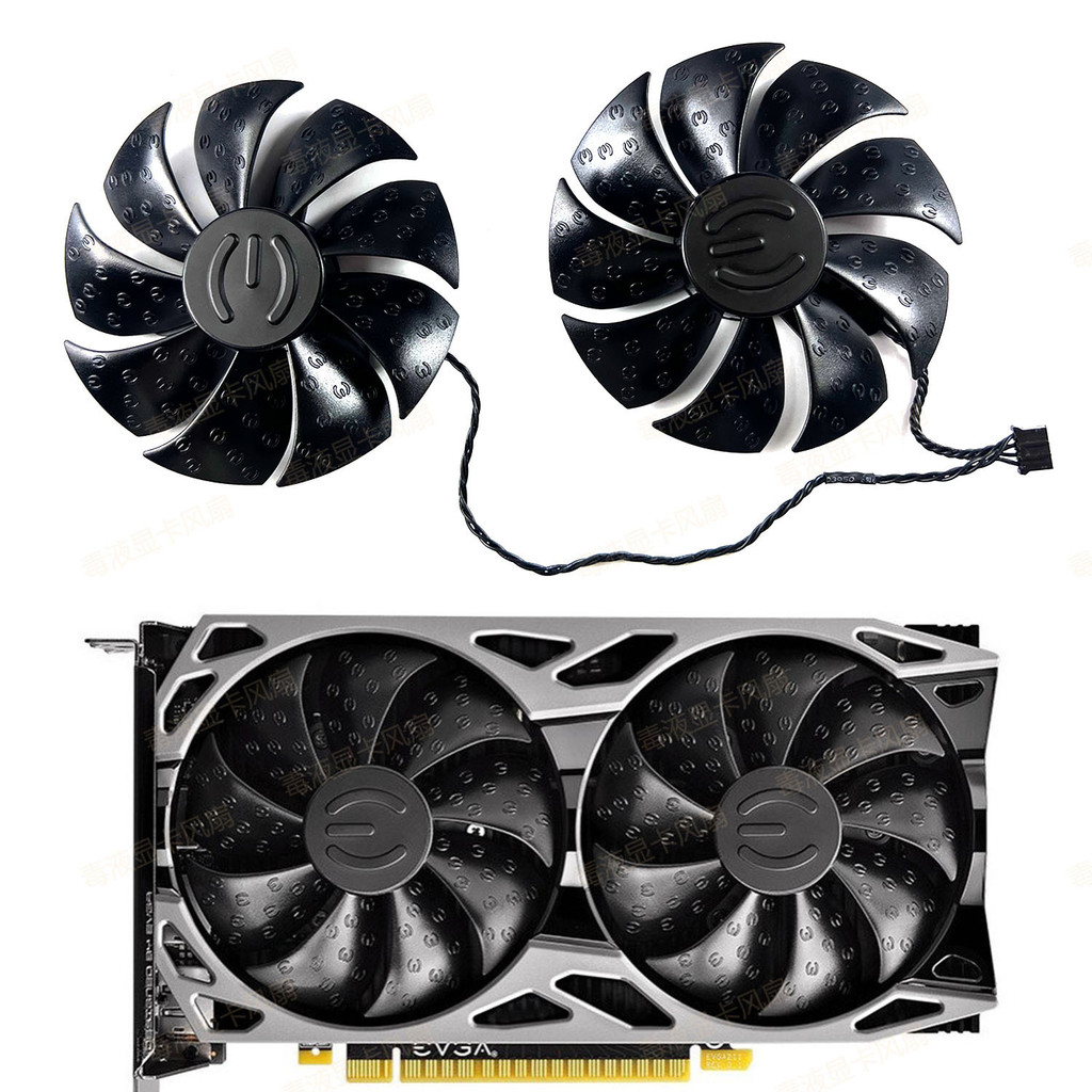 ((พัดลมการ์ดกราฟิก) เทคโนโลยี EVGA EVGA 1650 1650S 1660 1660S 1660ti พัดลมระบายความร้อนการ์ดกราฟิกพิ
