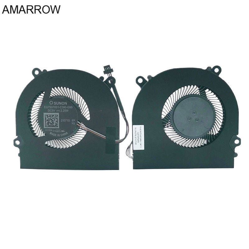 พัดลม CPU สําหรับ SUNON EG75070S1-C390-G99 EG75070S1-1C080 EG75070S1-1C100 MG75090V1-1C100-S9A T6A E