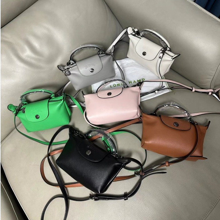 Original Single Handle Cowhide Mini Dumpling Bag Cowhide Portable One-Shoulder Cross-Body Female Bag LX999999-0704
