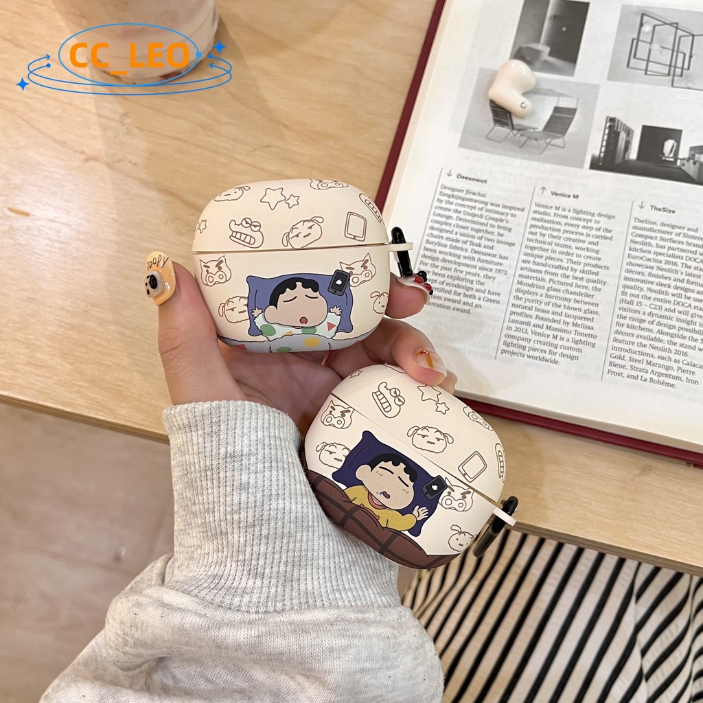 For EDIFIER X1 Lite Case Cute Crayon Shin Chan Cartoon EDIFIER T10 Silicone Soft Case Shockproof She