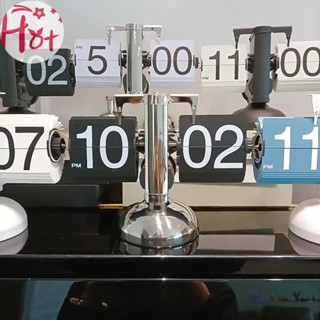 Ge ห้องนั่งเล่นสไตล์ยุโรปนาฬิกาตั้งโต๊ะงานฝีมือนาฬิกาพลิกหน้…