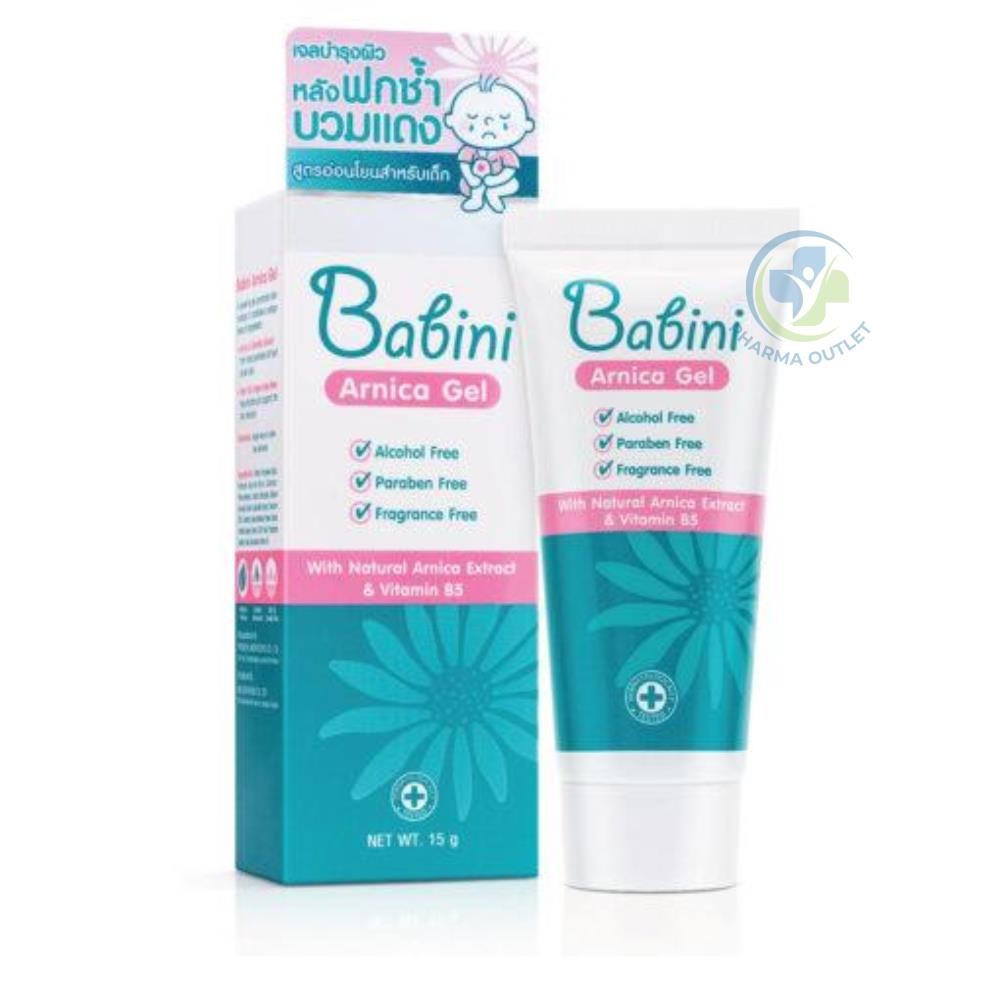 Provamed Babini Arnica Gel 15G เบบินี่ อาร์นิคา เจล เจลบำรุงผิวหน้าและผิวกาย (3838)