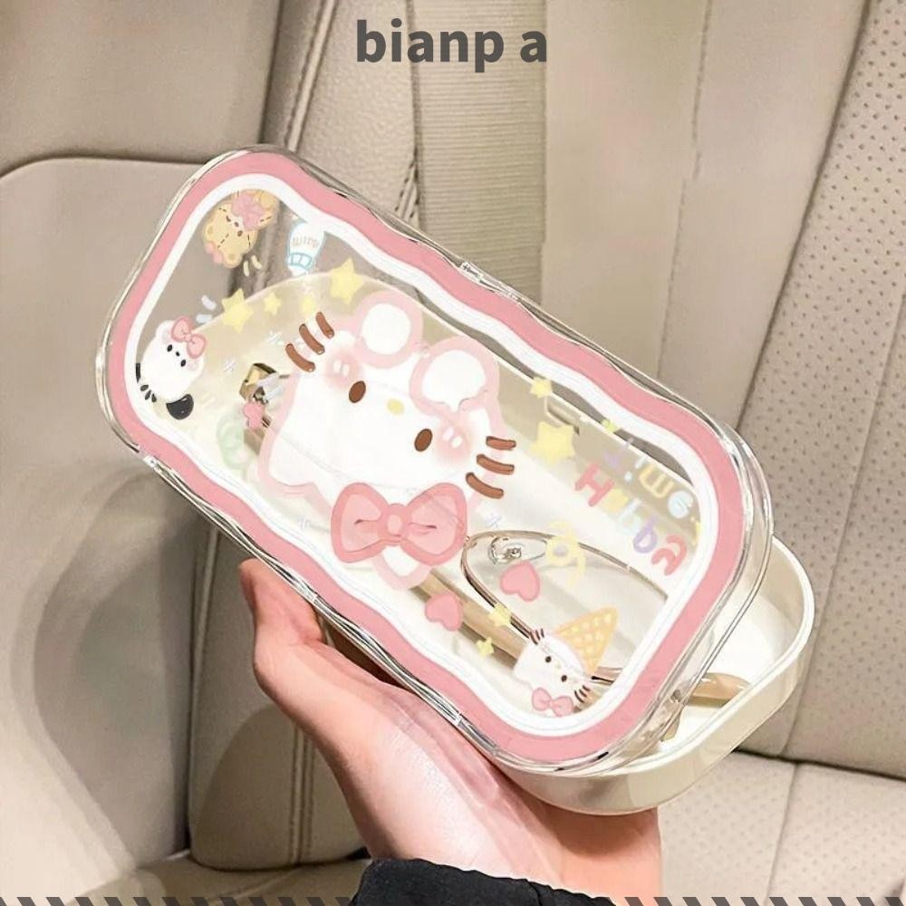 ที่เก็บแว่นตา BIANPA, ของขวัญสําหรับเด็กผู้หญิงกล่องเก็บแมวการ์ตูน, Hello Kitty Kawaii Sanrio แว่นกันแดดแบบพกพาป้องกัน