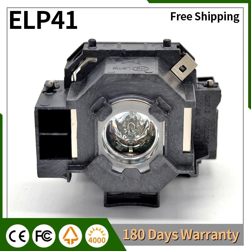 เปลี่ยนสําหรับโคมไฟโปรเจคเตอร์ elplp41 สําหรับ Epson EMP-S5 EMP-X5 EB-S6 EB-X6