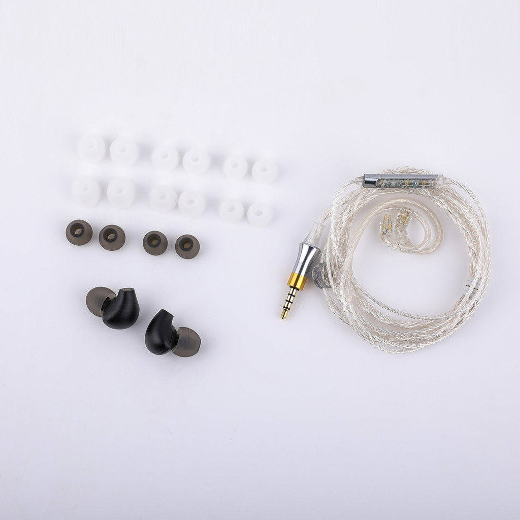 Blon BL03 II 10 มม.Dual-Chamber Dynamic Driver IEM Hifi หูฟัง 0.78 มม.2 พินที่ถอดออกได้สายความเข้ากันได้