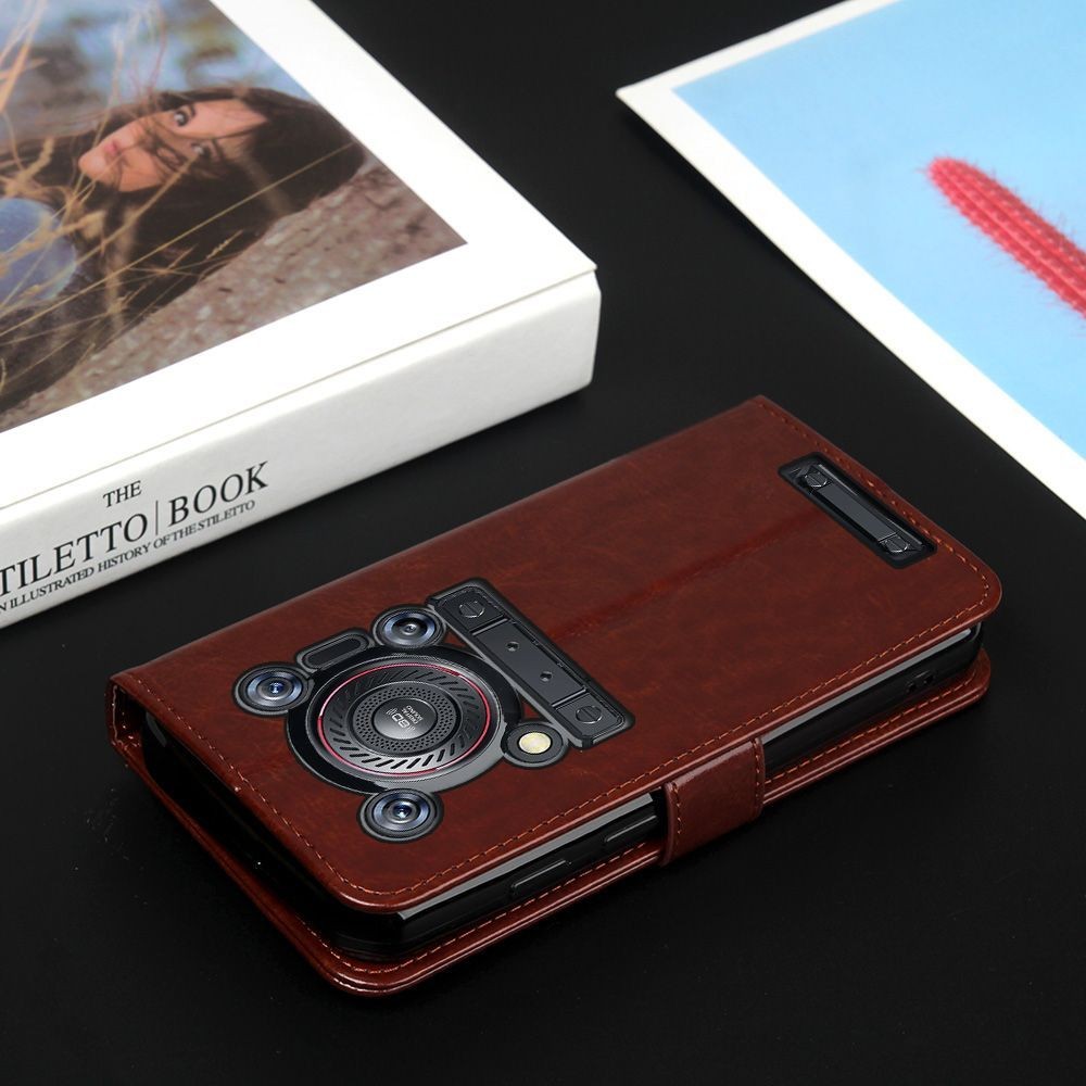 เหมาะสําหรับ Oukitel WP33 Pro เคสโทรศัพท์หนังกรณีธุรกิจ Oukitel WP33 กรณีป้องกันกระเป๋าสตางค์