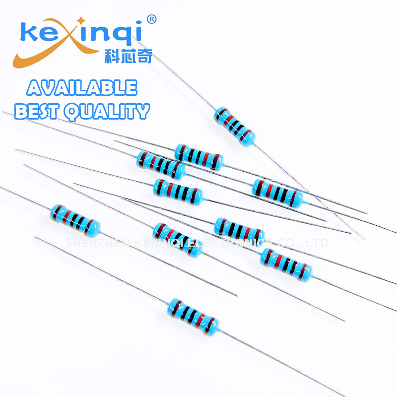 (100 ชิ้น) 1/4W โลหะฟิล์ม Resistor 0.25W 1% ความต้านทาน 270K 10M 4.7M 10M 330K 430K 560K 750K 1M 300