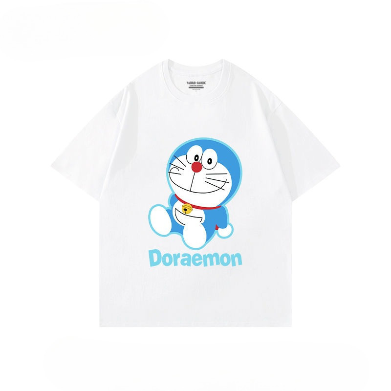 (จัดส่งตลอด 24 ชั่วโมง)เสื้อที - เซี่ย์ ผ้าฝ้าย ขนาดใหญ่ โซลัด เซ็นต์การ์ตูน ด Doraemon
