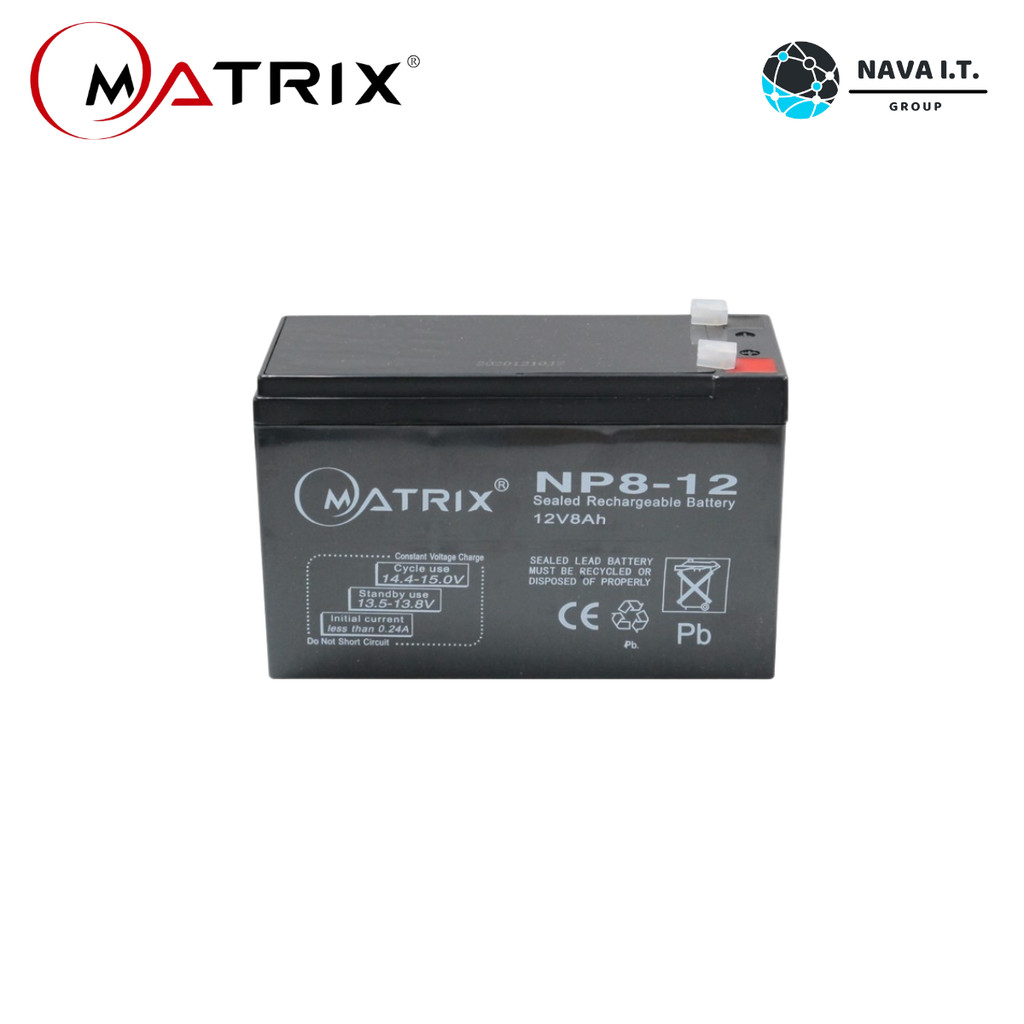 MATRIX BATTERY / KATZUNI BATTERY 7.8 9A 12A แบตเตอรี่เครื่องสำรองไฟ UPS BATTERY คุณภาพดี ไฟเต็ม ราคา ถูกที่สุด ดีลบีเคเค แกลเลอรีภาพที่ 8