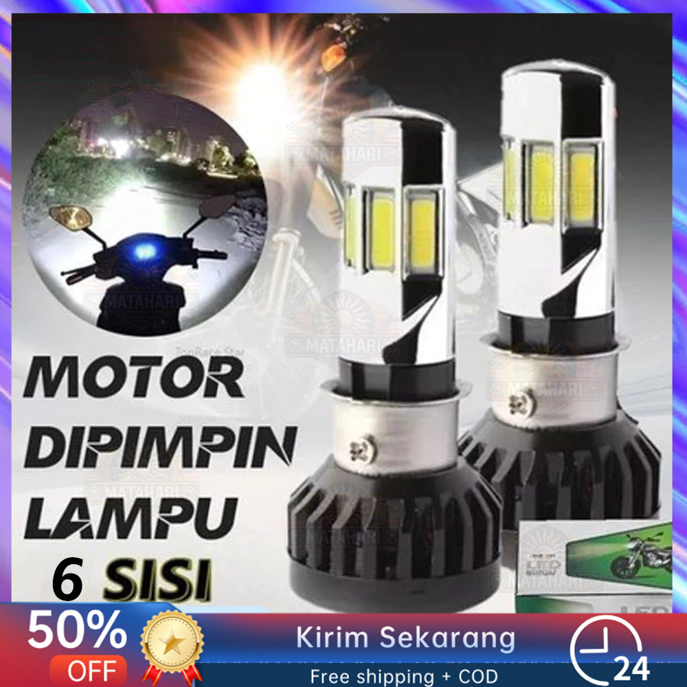 Original H4 H6 6 ด้าน M02E ไฟ LED รถจักรยานยนต์พร้อมการรับประกัน AC/DC 35 วัตต์ / M02E LED 6 ด้านไฟห
