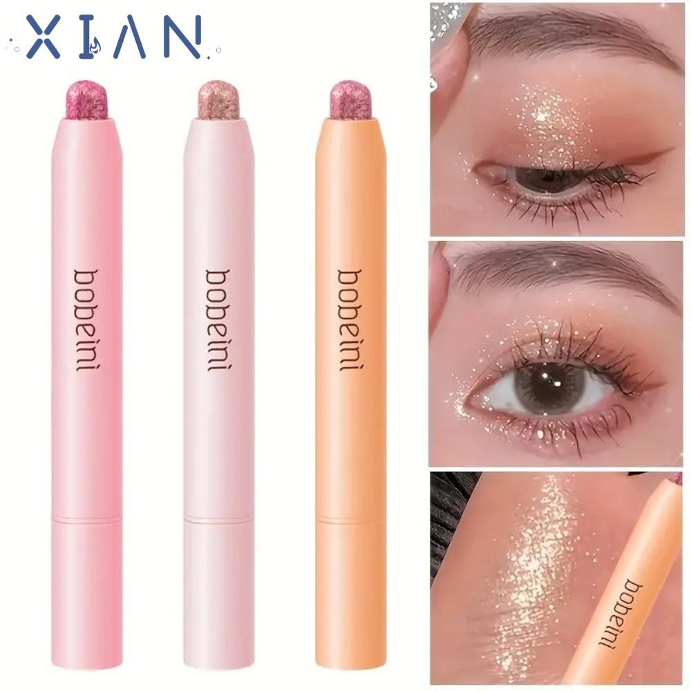 XIANEN Lying Silkworm Pen, Pearlescent Multipurpose Eyeshadow Pen, กันน้ํา Fine Shimmer Brightens Highlighter Stick Woman