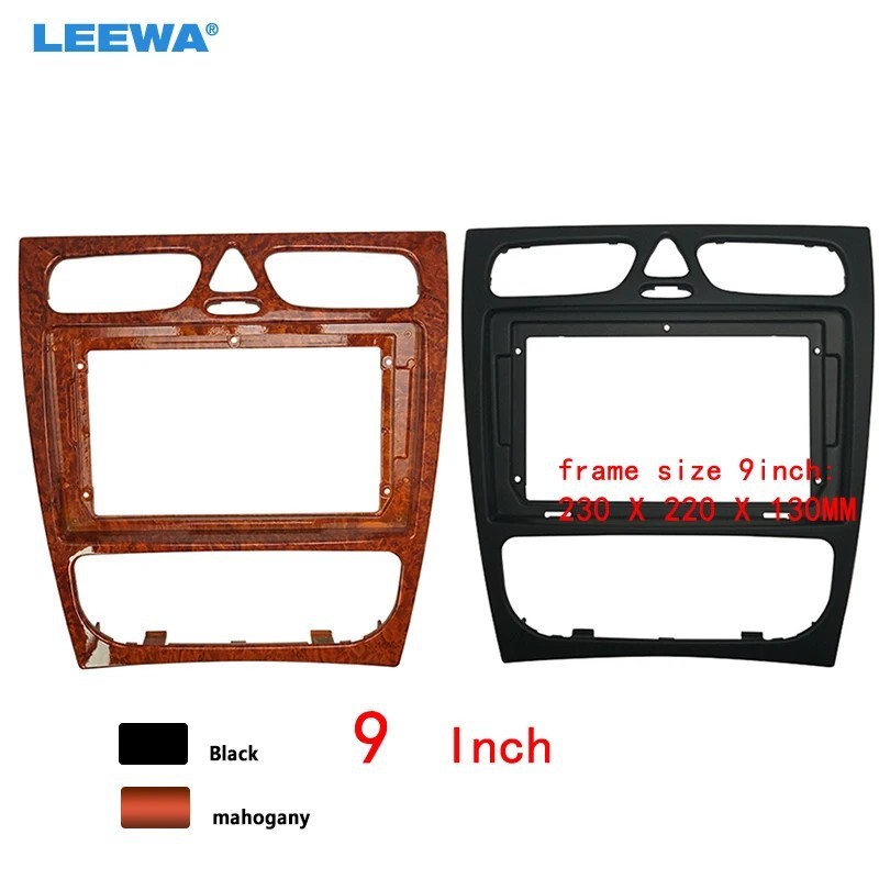 ใช้ได้กับ Mercedes-Benz 2002-2004 BENZ C CLASS W203 W209 ระบบนำทาง Android แบบอเนกประสงค์ กรอบหน้าจอ