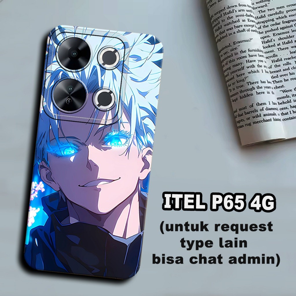 CC8/ ยืดหยุ่นยาง softcase สําหรับ ITEL P65 4G/jujutsusen อะนิเมะตัวอักษร Motif/ITEL P65 4G case / IT