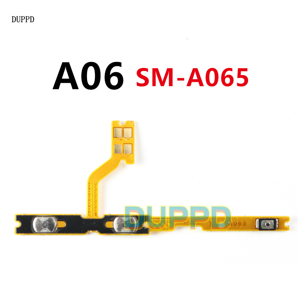 สําหรับ Samsung Galaxy A06 4G A065F A065M A065 ปุ่มสวิทช์ปรับระดับเสียงเปิดปิดคีย์ริบบิ้น Flex Cable