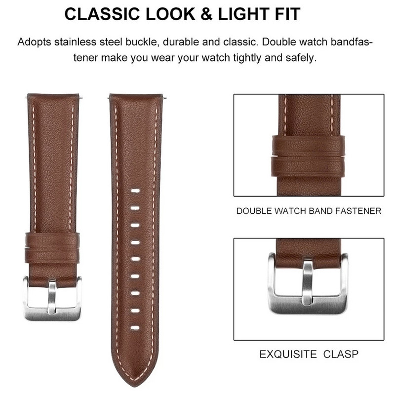 สายหนังวินเทจสําหรับ Samsung Galaxy Watch 7 6 5 4 44 มม.42 มม.FE Active 2 40 มม.44 มม.Watch6 Watch4 เกียร์คลาสสิกกีฬา - รูปที่ 7