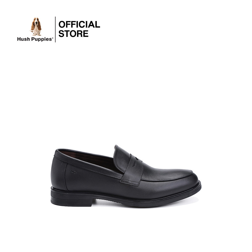 Hush Puppies รองเท้าผู้ชาย รุ่น HP 8HDFB4115A - สีดำ (รองเท้าทางการหนังแท้ แบบสวม)